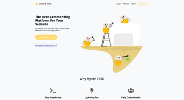 Hyvor Talk: Prémium komment platform.