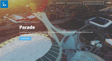 Parade: pagebuilder Drupal 8-ra.